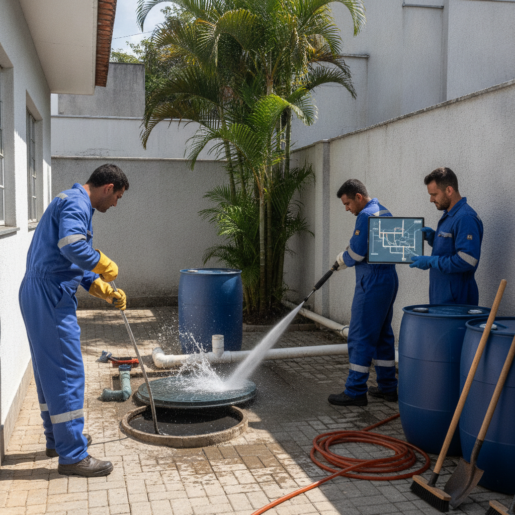 Como Desentupir Cano de Esgoto Externo em São Paulo