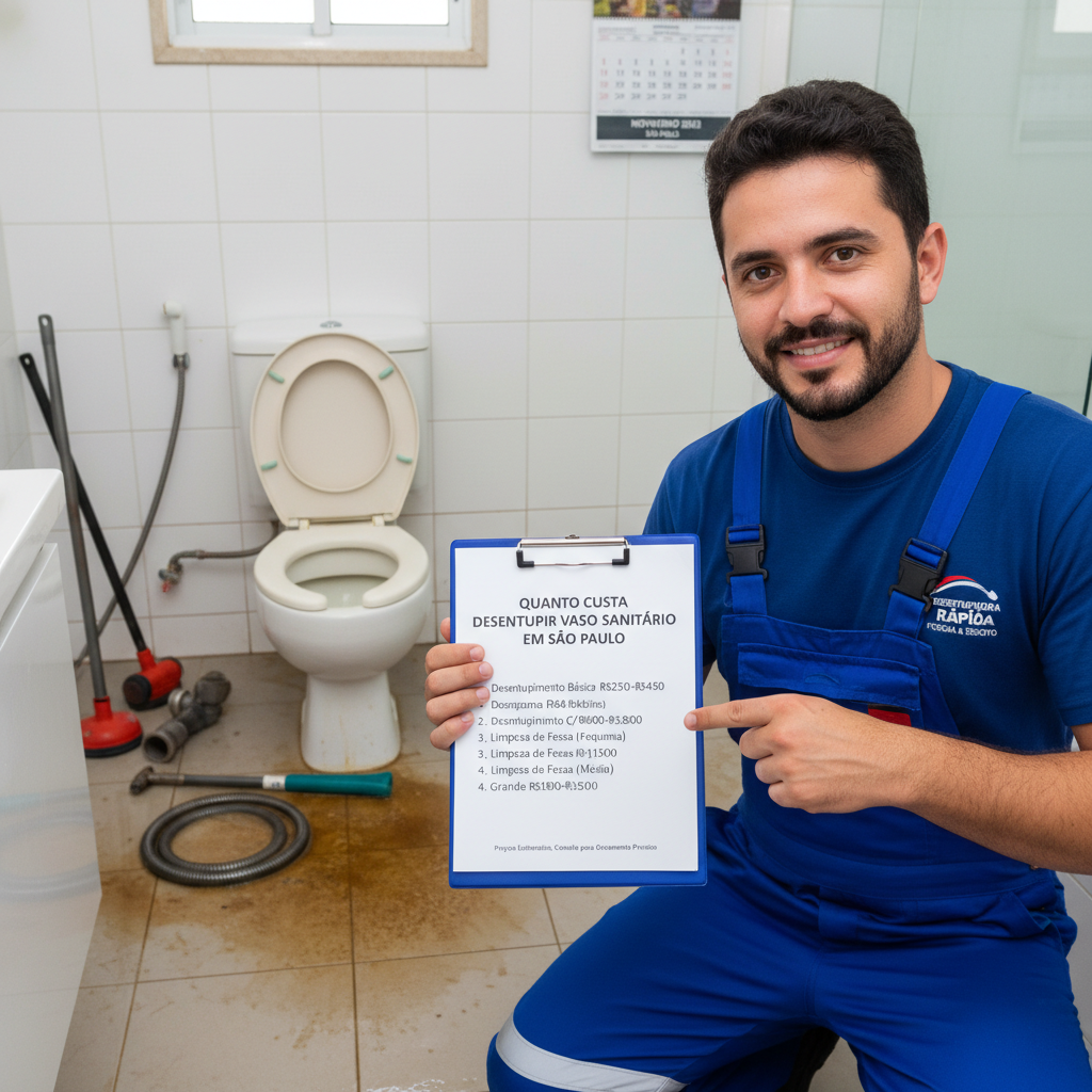Como Desentupir Vaso Sanitário em São Paulo - Guia Completo