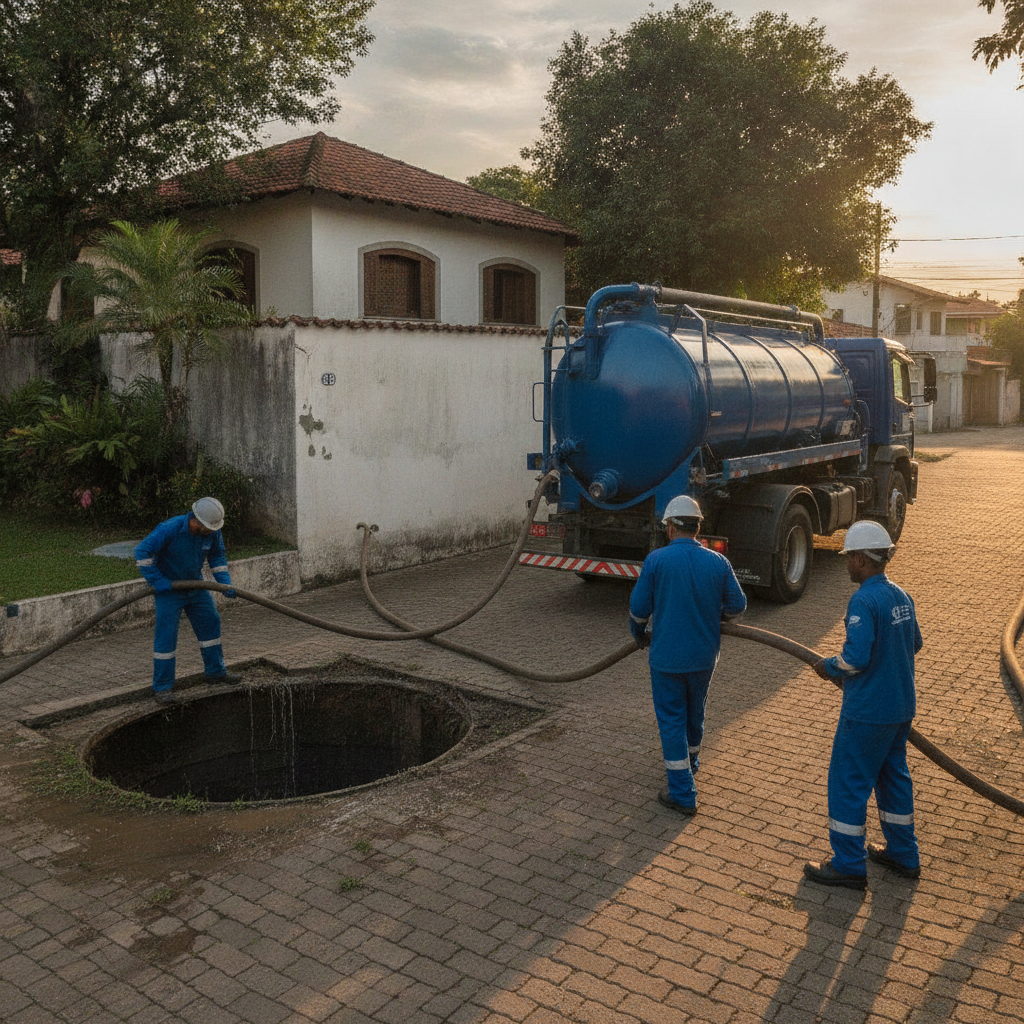 Como Funciona a Limpeza de Tanque Séptico em São Paulo