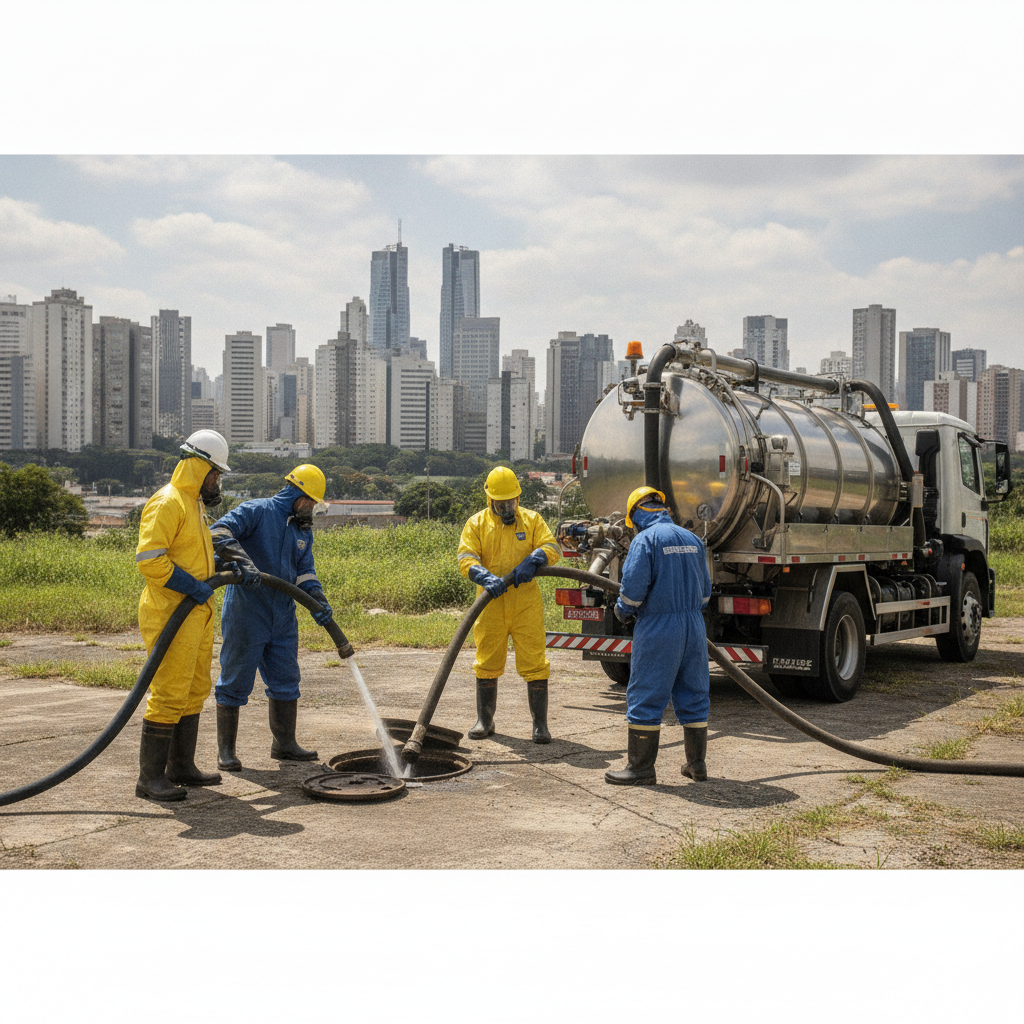 Como Funciona a Limpeza de Tanque Séptico em São Paulo