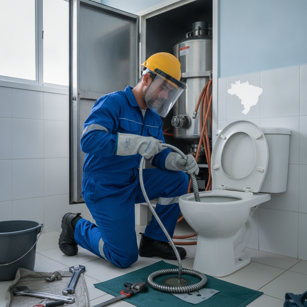 Como Funciona Desentupimento de Vaso Sanitário Profissional em SP