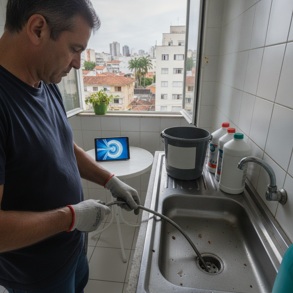 O Que Fazer Quando a Pia de Cozinha Não Escoa em SP