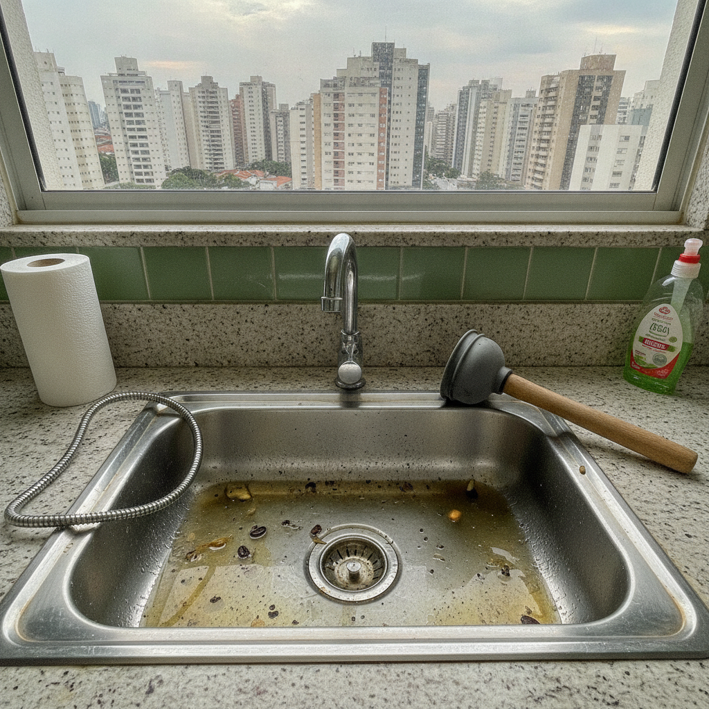 Por Que a Pia da Cozinha Entope com Frequência em SP?