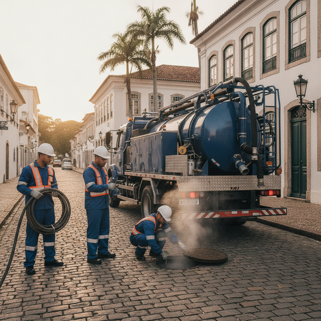 Tipos de Desentupimento de Esgoto em São Paulo