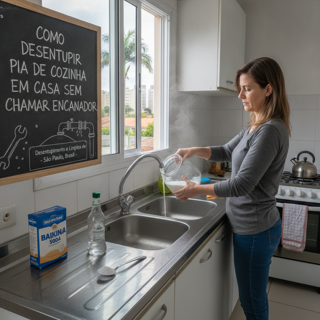 Como Desentupir Pia de Cozinha em Casa — São Paulo