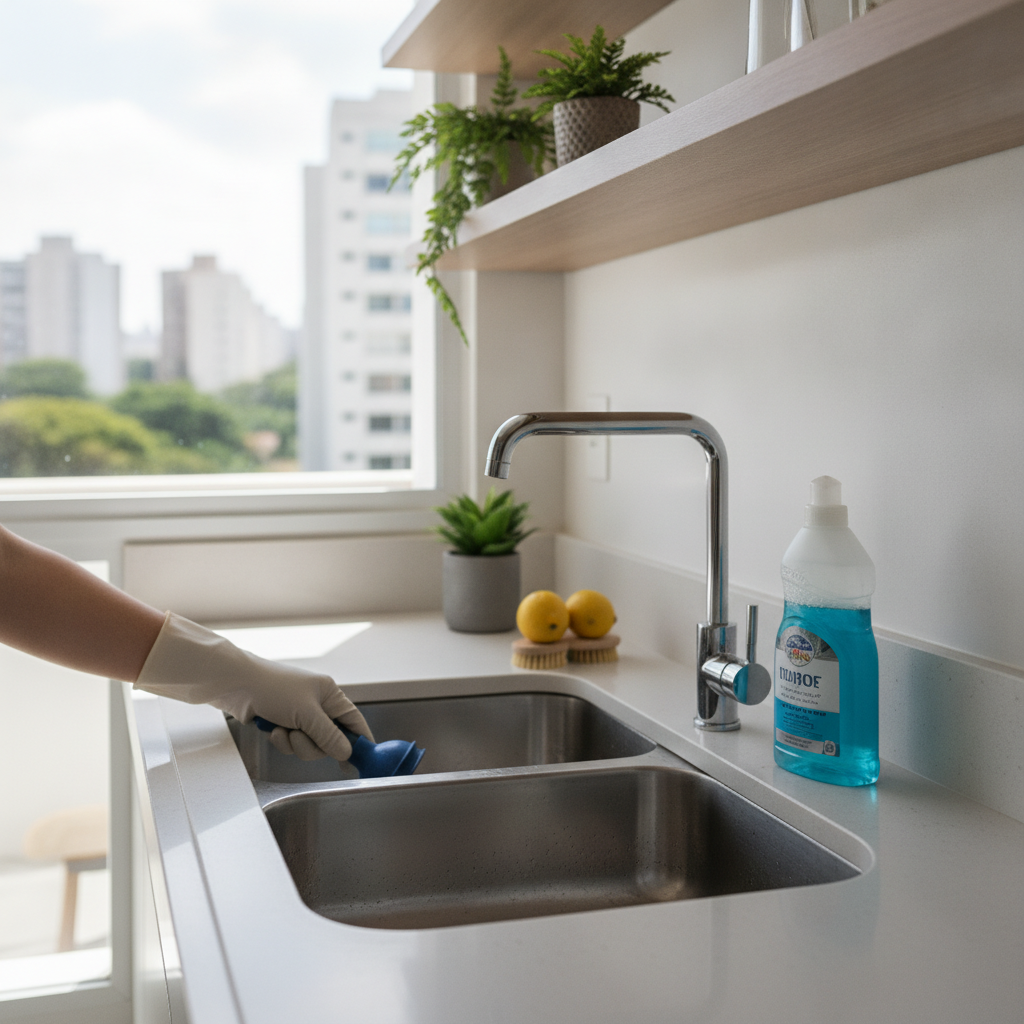 Como Desentupir Pia de Cozinha em Casa — São Paulo