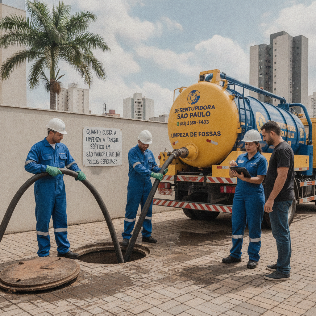 Como Limpar Tanque Séptico em São Paulo: Guia Completo